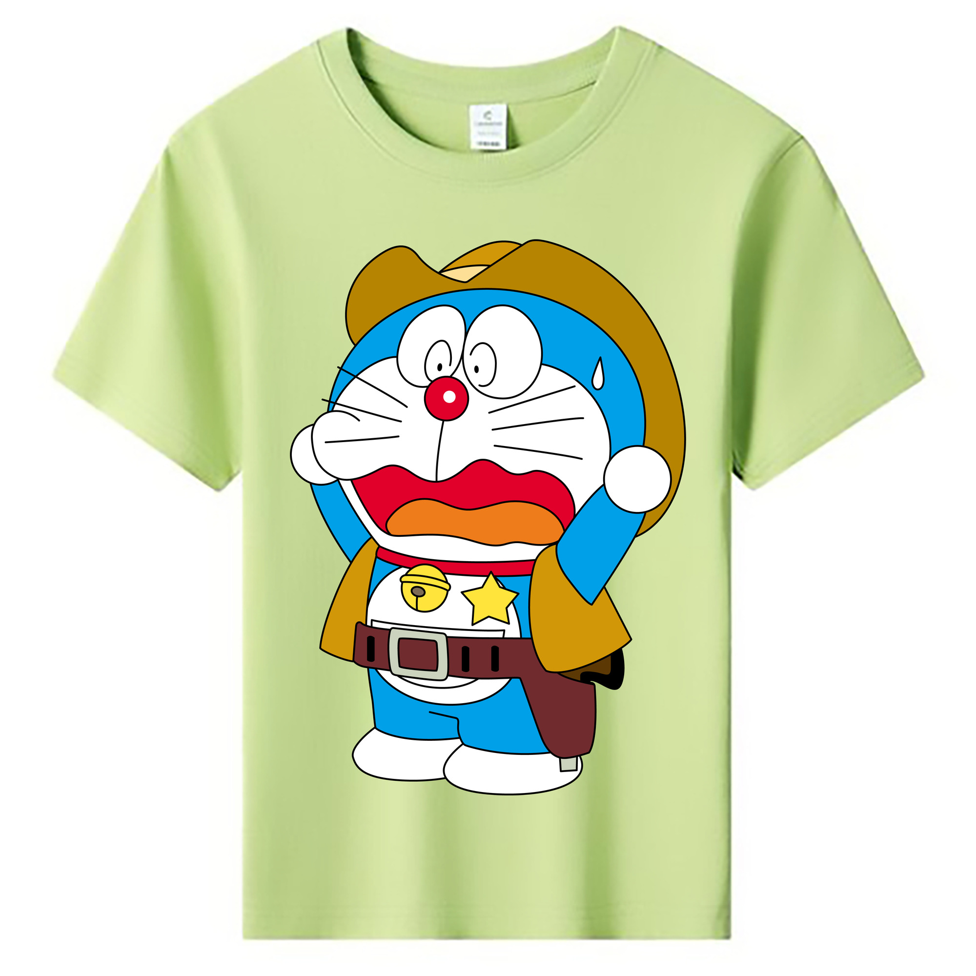 （画像用） ドラえもん Doraemon 綿100％キッズTシャツ（フロントプリント）